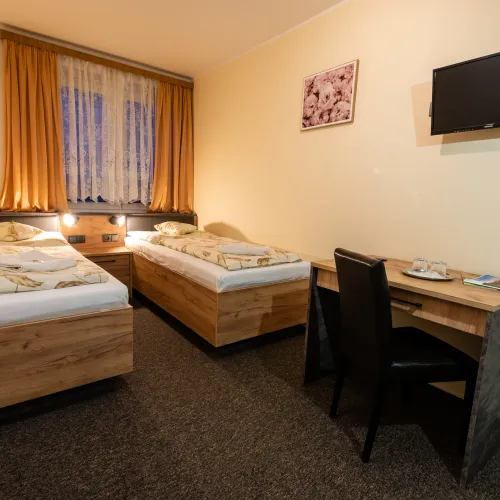 Twin room with two single beds